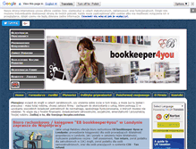 Tablet Screenshot of bookkeeper4you.co.uk